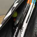 2-Pack Adult Tennis Rackets, 105 Sq Inch Oversized Head Pre-Strung for Beginners and Intermediate, Arm Friendly Vibration Control Set with Bag and Balls, 27"