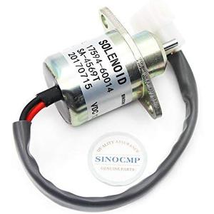 1503ES-12A5UC5S 17594-60014 SA-4569-T 16616-60010 17454-60010 Fuel Solenoid 12V for Kubota D905 D1005 D1105 V1205 V1305 V1505 B1700D B2100D