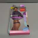 Hanes Womens Comfort Flex Fit Underwear, Seamless Panties, Assorted 6-pack Thong, Pink Begonia, Body Blush, Tutu Violet, Spiced Almond Pink, Black, Satellite Blue, 9 US, 2XL