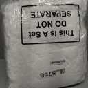 Frienda 3 Pcs Winter Snowflake Queen Comforter Cover Set Includes 1 Duvet Cover and 2 Pillow Shams Boho Tufted White Snowflake Bedding Set for Winter Gift