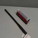 DSV Standard Window Squeegee for Car Windows, 2-in-1 Window Cleaner for Car Windshield, Gas Station, Shower, and Glass | Auto Squeegee with 17.5" Handle, 8" Soft Rubber Blade & Highly Absorbent Sponge