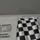 10 Pack Checkered Table Runner Polyester Table Decor Classic Black and White Checkerboard Table Runner for Indoor Outdoor Wedding, Birthday Parties, Fit Rectange and Round Table(12 x 108 Inch)