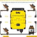 2025 New! Automatic Vacuum Switch, Ortis Dust Control Autoswitch for 3 Power Tools, Delay Vacuum On/Off to Prevent Circuit Overload and Tripping, Adjustable Actuation Threshold