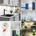 DiCUNO G4, GU5.3 Bi-Pin Ceramic Base Socket, MR16, MR11 Halogen Incandescent LED Bulb Holder Wire Connector (24pcs)