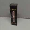 Sndyi Small Round Brush for Blow Out, Nano Thermal Ceramic Ionic Round Hair Brush with Boar Bristles, Boost Shine & Volume, For Short Hair with Quick Blow Drying & Salon Styling - 2.3'', Barrel 1.3''