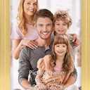 3.5x5 Gold Picture Frame Bulk, Multi Photo Frames 3.5 x 5 for Wall Hanging or Tabletop Display,