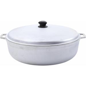 IMUSA USA 11.6Qt Jumbo Traditional Colombian Caldero, 11.6 Quart, Silver