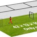 VEVOR Baseball Batting Cage,Professional Softball Baseball Batting Hitting Training Net,Heavy Duty Enclosed PE Practice Portable Pitching Cage Net with Door&Carry Bag,for Backyard,Field,Indoor&Outdoor, 41ft