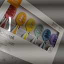 NumNum Baby Spoons Set, Baby Essentials Pre-Spoon GOOtensils for 6+ Months, First Stage Self-Feeding Spoons for Baby Led Weaning (BLW), Silicone Toddler Utensils, BPA-Free, 6 Pack Rainbow