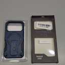 Goton for iPhone 17 Pro Case with Privacy Tempered Glass Screen Protector & Camera Lens Protector, Compatible with MagSafe, Invisible Kickstand, Shockproof Phone Cover, Blue