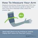 Mighty Well PICCPerfect PICC Line Cover: Soft Touch Double Layer PICC Line Arm Cover | Solid Blush, Medium