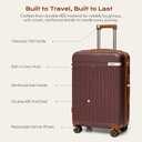 Cosbarn Luggage Sets 5Pcs Suitcases with Wheels,Large Suitcase,20"/24"/28"
