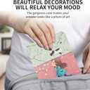 Fit for Kobo Libra H2O Case e-Reader, Lightweight Premium PU Leather Protective Cover with Auto Sleep/Wake, Black. (Cartoon Girl, One Size)