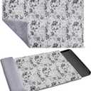 VitalCozy Dog Crate Pan Cover Washable Dog Bed Liner for Pets Crate Tray, Pan Cover Only, Fit for 48 x 30 Inch (Hemp Flower)