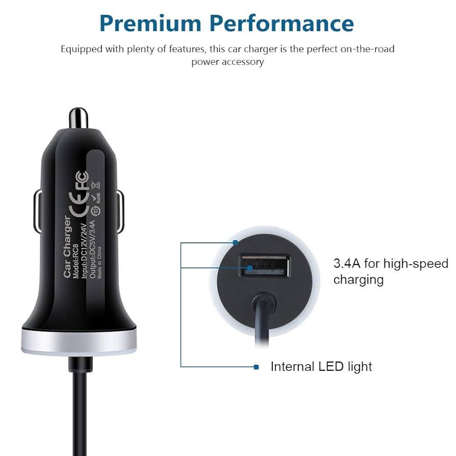 CELL CANDY USB CAR CHARGER 5 Watts 1 Amp