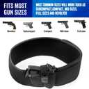 Belly Band Holster for Concealed Carry, IWB Gun Holsters for Men Women, Most Comfortable Waistband Handgun Carry with Magazine Pouch, One Holster Fits Most Pistols & Revolvers, BONUS Movable Mag Pouch