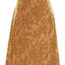 BTFBM Women's Summer Dress Sleeveless Spaghetti Strap Midi Dress Sexy Cowl Neck Floral Cocktail Dress Party Dresses (L)