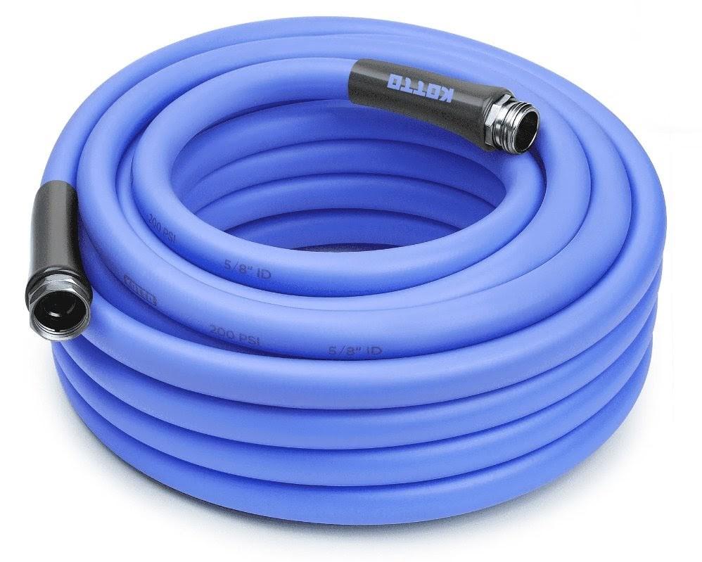 Kotto Expandable Water Hose, Heavy Duty, Leak-Proof, Lightweight, Blue, Outdoor Garden Hose, 50ft