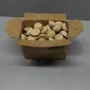 90 PCS 2 Inch Half Wood Balls, Split Wood Balls, Unfinished Natural Half Wooden Ball, 2 Inch Round Split Wooden Beads for DIY Crafts, Jewelry, and Home Decor