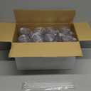 Maars Drinkware Double Wall Insulated Skinny Acrylic Tumblers with Straw and Lid, 16 oz. (4 pack, Clear)