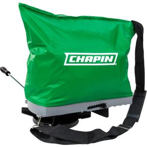 Chapin 84700G Spreader, Lawn and Garden, 25Lbs, Grass Seed, Fertilizers, Granular Material, Handheld, Bag Seeder, Waterproof, 6 Settings, Enclosed Gears, Rear Baffle, Adjustable Gravity Flow