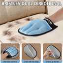 Pet Hair Removal Glove,Upgraded Five-Finger Electrostatic Pet Hair Removal Gloves,Cat and Dog Hair Removal Device,Cat Beauty Gloves,Suitable for Sofa&Furniture&Clothing Magic Brush (2PCS)