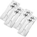 4 Pack Sectional Couch Connectors, Heavy Duty Interlocking Couch Connectors to Make Sectional Stay, Metal Sofa Clamps for Sectionals Furniture Connector with 40Pcs Screws