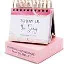 RYVE Motivational Calendar - Daily Flip Calendar with Inspirational Quotes - Motivational Gifts and Inspirational Gifts for Women, Desk Decor, Office Decor for Women and Office Desk Accessories