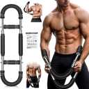 SakerPlus Twister Arm Trainer, Adjustable Spring Chest Expander and Forearm Strengthener, Triceps, Biceps, Shoulder, Back & Thigh Workout bar Equipment, Portable Upper Body Exerciser for Home Fitness