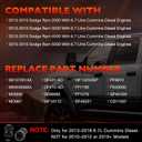 6.7L Cummins Fuel Filter Water Separator Set | Replacement for 2013-2018 Dodge Ram 2500 3500 4500 5500 6.7L Cummins Turbo Diesel Engines | Replaces# 68197867AA, 68157291AA