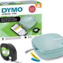 DYMO LetraTag 200B Bluetooth Label Maker, Compact Label Printer, Connects Through Bluetooth Wireless Technology to iOS and Android, Includes 1 White Paper Label Tape, Daydream Blue