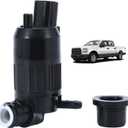 Windshield Washer Pump Fluid Pump for F150 F250 F350 F450 F550 Fusion Taurus Transit Continental MKS MKZ Sable 2008 2009 2010 2011 2012 2013 2014 2015 2016 2017 2018 08 09 10 11 12 13 14 15 16 17 18