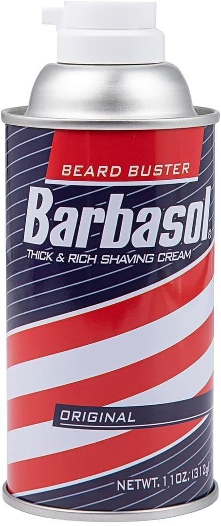 Barbasol Diversion Safe Stash Can 11oz Travel Size with Food Grade Smell Proof Bag and Hidden Compartment for Keys, Cash and Valuables