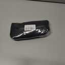 Makeup Bag, Wide-open Cosmetic Bag, Toiletry Bag for Women, Travel Essentials Organizer, Compact Lightweight for Daily Use (Black)