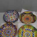 vancasso Pasta Bowls, 42 oz Ceramic Salad Bowls of 4,Large Corlorful Serving Bowls for Kitchen, Dishwasher & Microwave Safe Soup Bowls, Pasta Plates