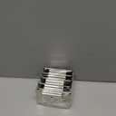 10 Pack Metal Basket Bin Labels Clips,3.54" x 2.36" Stainless Steel Label Holders with White Papers,Silver Removable Bin Clips for Labeling, Classification