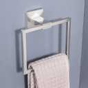 10-Piece Brushed Nickel Bathroom Hardware Set SUS304 Stainless Steel, 223.6" Towel Bars, 2 Towel Rings, 2 Toilet Paper Holders & 4 Towel Hooks Wall Mounted Bathroom Accessories Set