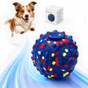 Smart Interactive Dog Toys for Large Dogs, 3.1 Inch Auto Lightweight Moving Dog Toy, Chew-Resistant E-TPU Interactive Dog Ball, IP54 Waterproof, USB-C Rechargeable, Indoor & Outdoor