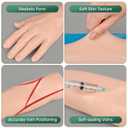 Ultrassist Phlebotomy Practice Arm for Venipuncture Training, IV Practice Arm Trainer - Light Skin, IV Arm for Nursing Students Blood Draw Training