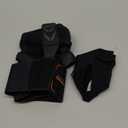 Slim-Fit Ankle Brace for Sprained Ankle, Quick Lace Up Ankle Support for Women Men with 2 Auto-Shaped Pads, Air Fabric Cool Ankle Stabilizer for Injury Recover, Running,Sports,S(10-11.6) (Black)