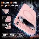hitfine for Google Pixel 10 Pro Case/Google Pixel 10 Case,[Magnetic Charging][Military Drop Protection] [Compatible with Magsafe] Slim Translucent Matte Back Phone Case, (Pink/6.3 Inch)