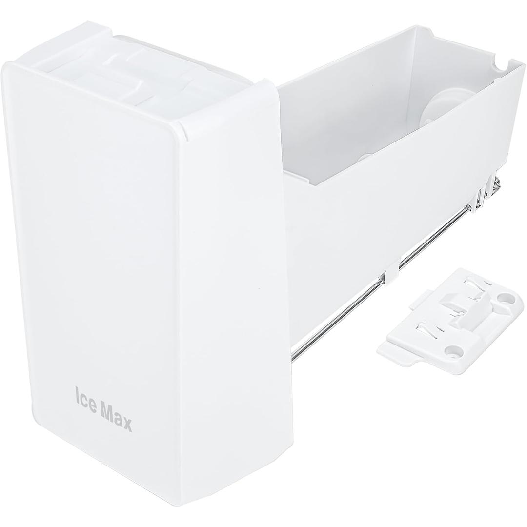 Upgraded DA97-20156B Refrigerator Ice Bucket Compatible with Samsung Refrigerator Ice Container Assembly RF28R7351SG, RF28R7201SG, RF27T5241SG, etc, Ice Maker Ice Bin