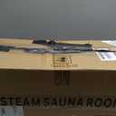 Portable Sauna Box, Steam Sauna Tent for Home with Steamer, Remote Control, Folding Chair, 9 Levels, 2.6 x 2.6 x 5.9
