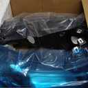 WEELMOTO for 2006-2011 Honda Civic 4-Door Headlights Replacement for Headlight Pair Headlamp Black Housing Amber Reflector Left+Right Side (Does NOT fit 2-Door Coupe models)