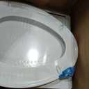 KOHLER 20110-0 Brevia, Slow Close Toilet Seat, Elongated Toilet Seat, Grip-Tight Bumpers Quick-Attach Hardware, White