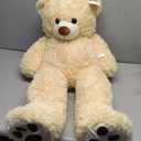 HollyHOME Big Teddy Bear Large Teddy Bear Stuffed Animal Birthday Valentines Day Plush for Kids and Girlfriend 36 inch Beige