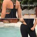 Daci Women Plus Size Tankini Swimsuit - Tummy Control 2 Piece Bathing Suit with High Waisted Capris Shorts 2025 Swimwear