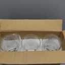 KEYWING 88oz Large Glass Jars with Airtight Acacia Wood Lids, Set of 3 Food Storage Containers for Flour, Sugar, Rice, Pasta, Cereal, Cookies  Includes 126 Labels