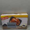 Glad Roasting Pan Nonstick 11x15 - Heavy Duty Metal Bakeware Dish with Rack - Large Oven Roaster Tray for Baking Turkey, Chicken, and Veggies