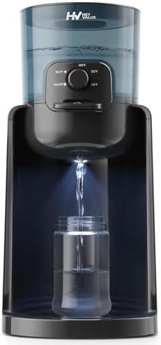 Water Warmer, HEYVALUE Baby Bottle Warmer, Formula Maker with Night Light, 4 Temperature Control & 72H Keep Warm, Detachable Tank, Instantly Dispenses Warm Water, Feed Baby More Easier and Healthier